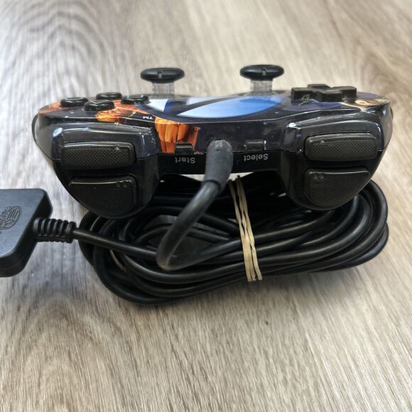 Mad Catz Marvel Fantastic 4 PS2 Controller Sony Playstation 2 Blue Tested Works - Picture 7 of 9